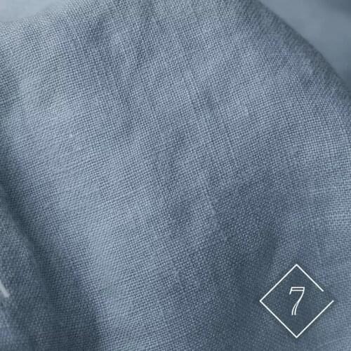HD1052 100% Linen Fabric 145 cm Stone mill Sand Washed Linen Fabric for Pants Jack Ivory Gray Blue Black 1 m for sample test