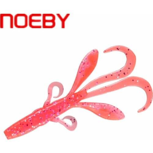 Noeby 6pcs Soft Baits 95mm 5g Fishing Lure Silicone Artificial Bait Carp Fishing Wobblers Swimbait Leurre Peche Pescaria Souple