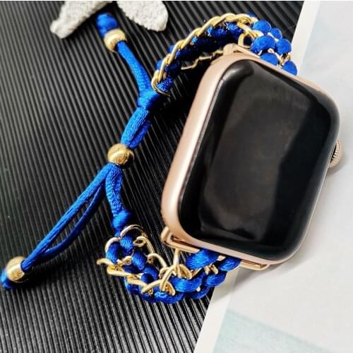 Women watch accessories strap for apple watch 4/5 band 40mm iwatch apple watch band 38mm 5/4/3/2/1 link bracelet+nylon belt