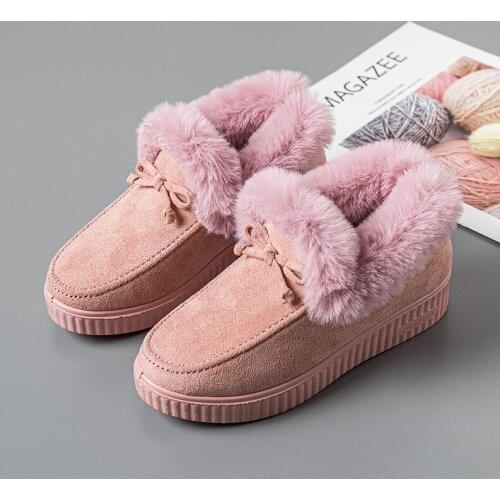 2021 Large Size Cotton Shoes 43 Light and Thick Cold Velvet Snow Boots Middle Cut Womens Cotton Shoes Winter Snow Boots Women