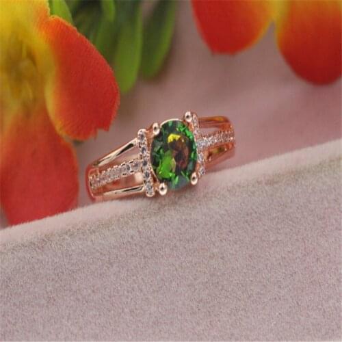 Free Shipping Fashion Jewelry 5 carat /3 carat Rose gold Color Austrian Crystal Eagagement Wedding ring for women Gift C003