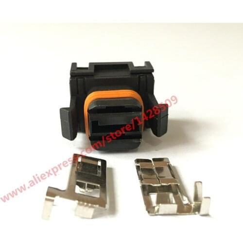 20 Sets 2 Pin 7.8mm Female Automotive Waterproof Electrical Connector Plug