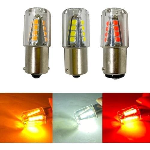 1pcs 1156 BA15S P21W 1157 P21/5W BAY15D LED Car Tail Bulb Brake Lights Reverse Lamp Car Turn Signal Lights Auto 3030 Chips DC