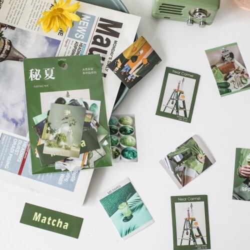 40 pcs/set Big Fan of Color Ins Style Paper Stationery Stickers Diy Scrapbooking Supplies Diary Stickers