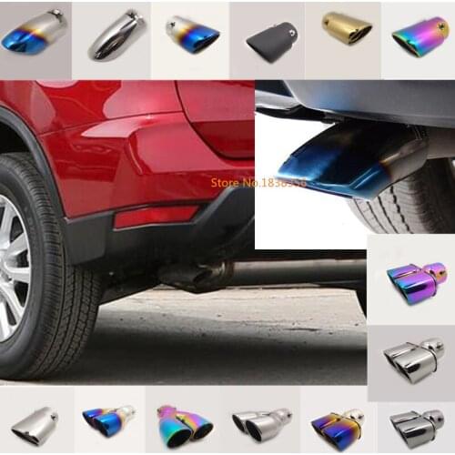 For Nissan X-Trail Xtrail T32/Rogue 2017 2018 2019 2020 Car Muffler Exterior End Pipe Outlet Stainless Steel Exhaust Tip Tail