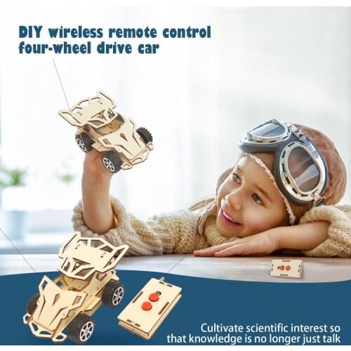 DIY Wooded Lift Table Platform Model Kit Science Experiments Assembled Educational Toy for Kids Boys Girls Birthday Xmas Gift