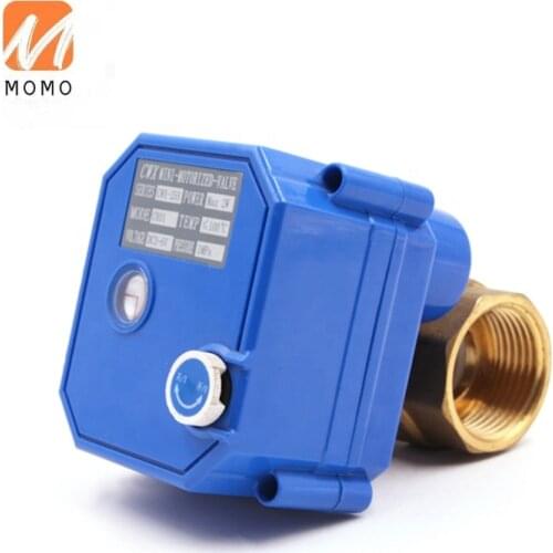 Electric water ball valve with manual function electric water valve flow control 5V 12V 24V 110V 220V