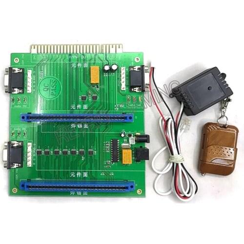 Hot New Arcade MAME Game 2 in 1 Multi JAMMA Switcher PCB borad with remote control and romote receiver