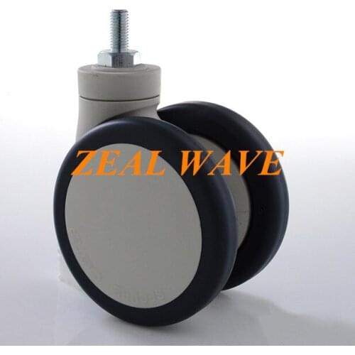 Imported Medical Equipment Universal Caster Medical Equipment Mute Double-Sided Caster 100mm 4 Inch M12X25