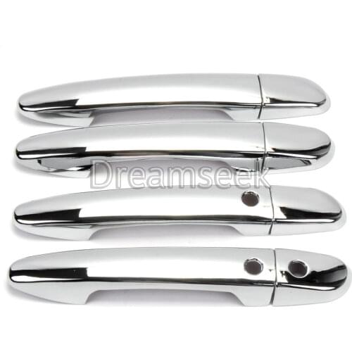 Door Handle Cover For Mazda 3 6 2013-2016 / CX-5 2012-2016 With Smart Key Hole ABS Chrome Molding Trim Bezel