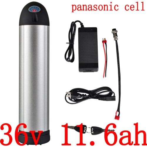 36V 12AH Electric Bicycle Battery 36v 11.6ah 14.5ah 17ah Lithium ion battery use panasonic cell for 36V 500W 1000W ebike motor