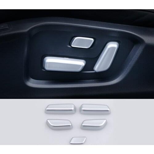 Matte Chrome Interior Power Seat Adjustment Switch Cover Trims FOR 2014 2015 Mazda6 GJ ATENZA Mazda 6 M6 ( FIT Left hand drive )