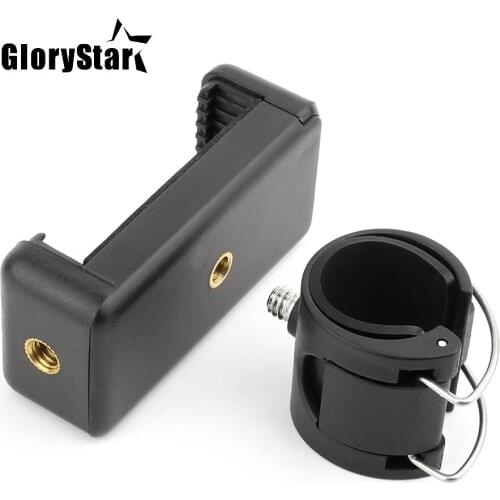 Mobile Phone Clip Mount Bracket Adapter APP Cell Phone Clip Adapter Mount Holder for GoPro Hero 6 5 4 SJCAM Monopod Pole