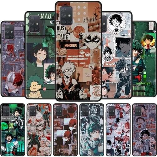 My Hero Academia Soft TPU Case For Samsung Galaxy A51 A50 A71 A21s A31 A41 A10 A70 A30 A20e A40 A12 A02s Cover Coque Fundas