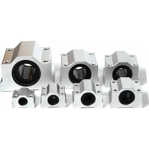 Optical Axis Box Linear Slider Bearing Seat Scs6 8 10 12 16 20 25 30 35 40 50 60uu