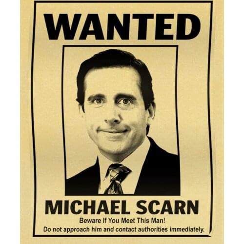 Vintage TV Movie Series The Office Friends Posters Canvas Prints Home Room Wall Decorative Art Painting Wall Stickers