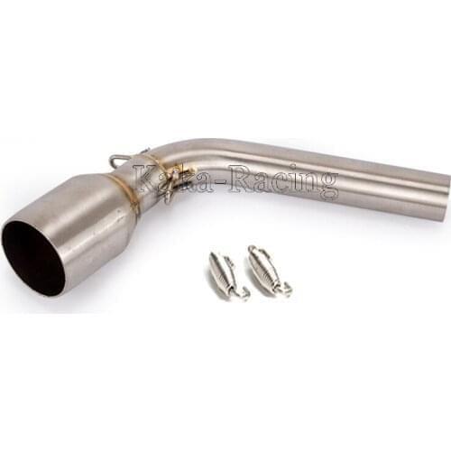 M3 Motorcycle Exhaust Slip on Mid Pipe Middle Link Tube Stainless Steel Without Muffler For Honda GROM MSX125 MSX 125 2012-2018