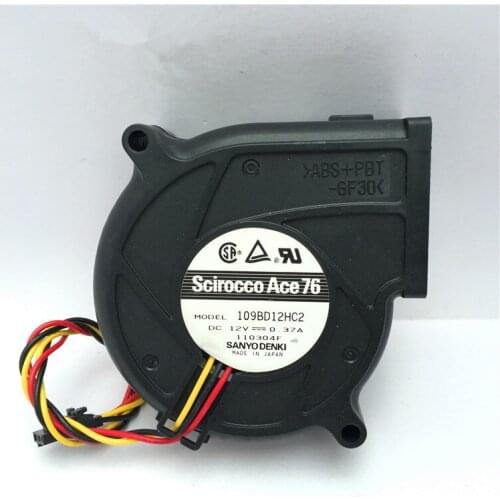 Japan FOR SANYO blower 7530 109BD12HC2 DC12V 0.37A