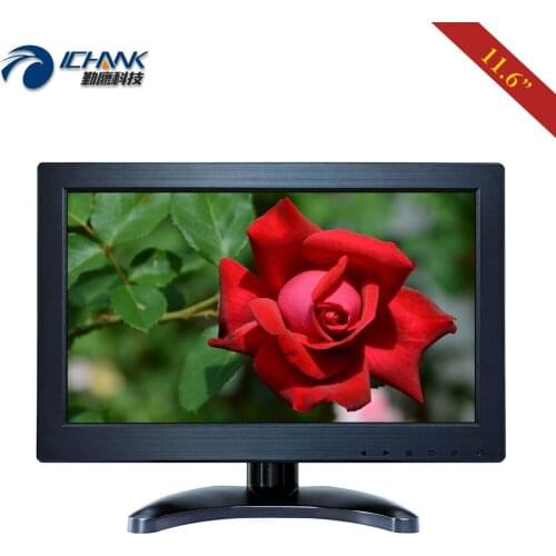 ZB116JN-581/11.6" 12" inch 1366x768 16:9 720p HDMI VGA Built-in Speaker Small Portable Industrial Medical PC Monitor LCD Screen