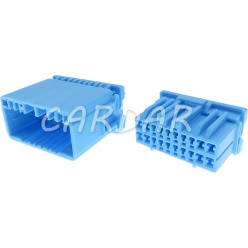 1 Set 20 Pin Automotive CD Player Power Speaker Socket Audio Auto Connector For Honda Fit Buick MX5-A-20P-C MX5-A-20S-C