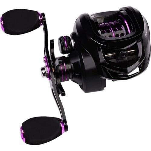 3+1 BB Ball Bearing High speed 7.2:1 Portable Fishing Reel Baitcasting Reel Left/Right Hand Fishing Bait Casting Reel