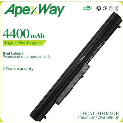Apexway 4400mAh 8Cells LA04 Laptop Battery For HP Pavilion 14-N275TX 14-R030TX G6G36PA 248 G1 350 G1/G2 LA04DF 728460-001