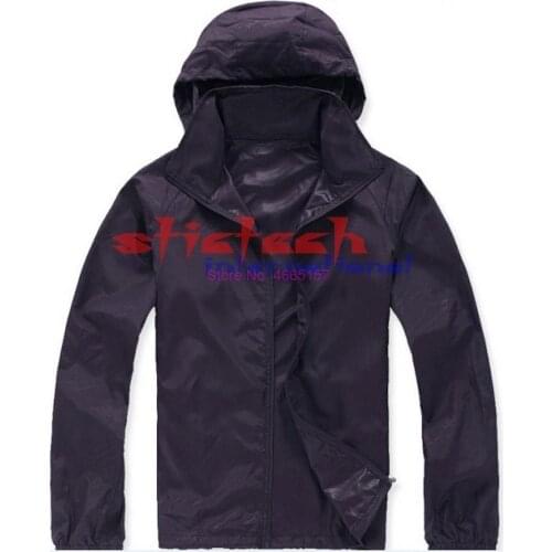 By dhl or ems 20pcs Lovers Skin Sunscreen Clothing Men Women Quick Fast Dry Hiking Jacket Windproof Sun UV Protection Rain Coats