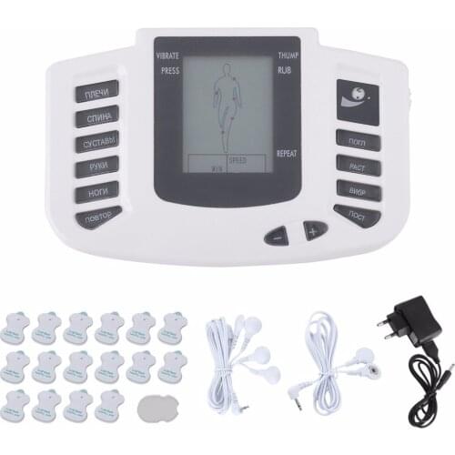 Digital Electronic Body Slimming Pulse Massage Muscle Relax Stimulator Acupuncture Therapy Massager Physiotherapy Apparatus Tool