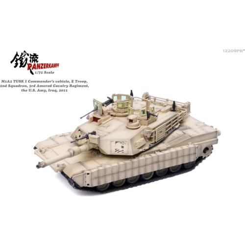 12209PB Diecast Army Tanks Model 1:72 M1A2 TUSK I Commander’s vehicle E Troop 3rd Amored Cavairy Regiment millitary Collection