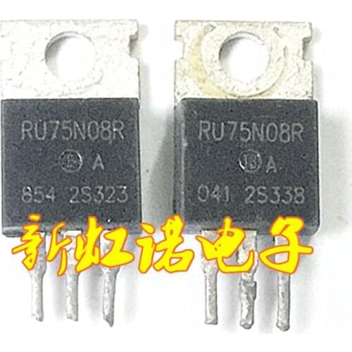 5Pcs/Lot New Original The TO-220 Controller Commonly Used RU75N08R MOS Field Effect Tube Integrated circuit Triode In Stock