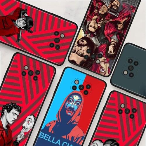 La Casa De Papel Silicone Soft Pnone Case For Xiaomi Mi Poco X3 NFC Pocophone F1 M3 Pro 5G F3 Back Cover Fundas Housing