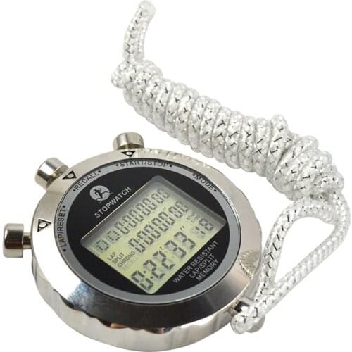 Multifuction Professional Digital Stopwatch Portable Outdoor Sports Running Training Time Timer Chronograph Counter Stop Watch
