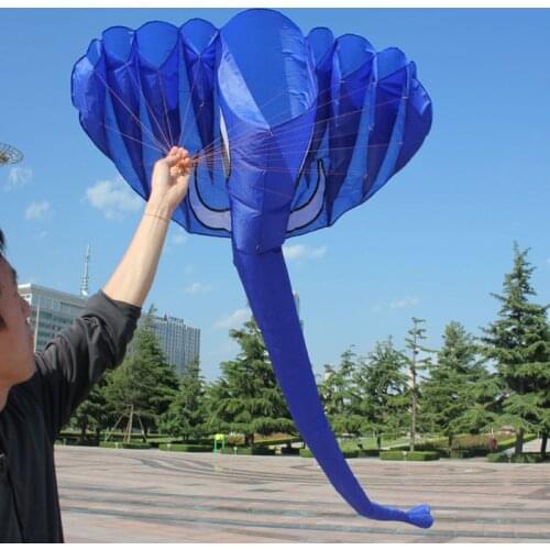 New Arrive Outdoor Fun Sports 3.8m Elephant Kite / Animal Software Kites With Handle & Line Good Flying