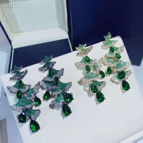 Hot brand 925 sterling silver earrings fashion party wild personality ladies travel photography proposal wedding earrin