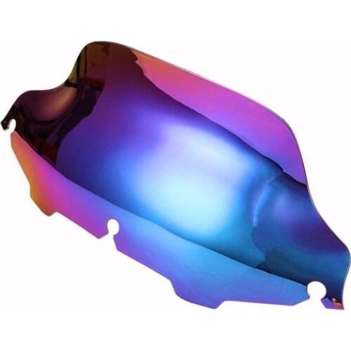 8 Inch Motorcycle Accessory Wave Windshield Windscreen For Harley Electra Street Touring Street Glide 1996-2013