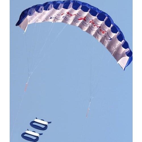 1.4m Dual Line Kitesurfing Stunt Parachute Soft Parafoil Surfing Kite Sport Kite Huge Large Outdoor Activity Beach Flying Kite