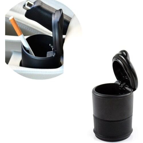 1PCS Car Ashtray Garbage Storage Cup Container Portable Automobile Ash Tray High Flame Retardant Auto Interior Accessories