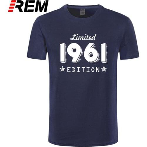 1961 Limited Edition Gold Design Mens Black T-SHIRT Cool Casual pride t shirt men Unisex New Fashion tshirt Loose Size