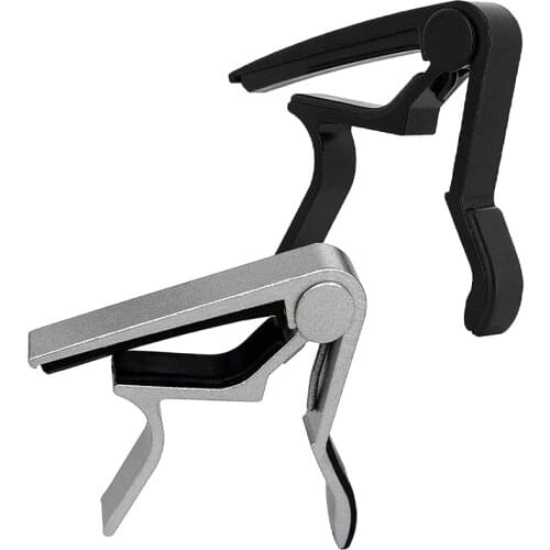 2 Capo Kapo Guitar Triggers for Acoustic, Electric Guitar, Ukulele, Banjo, Folk Guitar, Instrument for Electric Bass