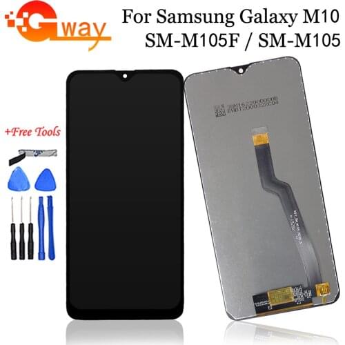 6.22" For SAMSUNG Galaxy M10 2019 LCD Display+ Touch Sensor Digitizer Assembly For SM-M105 M105F M105G/DS LCD + Tools
