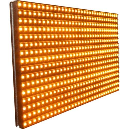Free shipping Wholesale price SMD p10 semi-outdoor yellow color p10 SMD LED display module 32*16 piexls LED text sign
