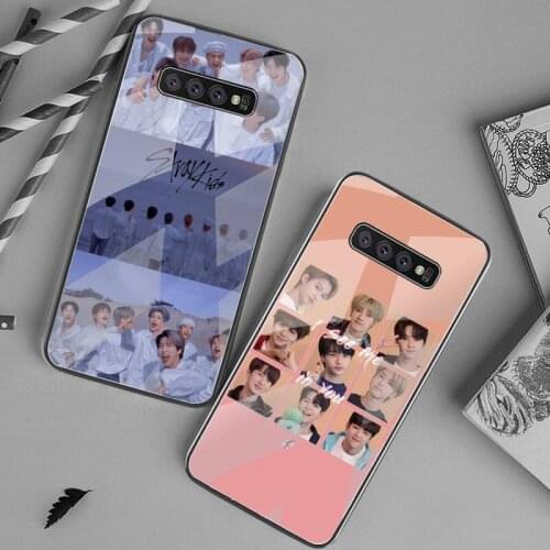 Stray Kids Phone Case Tempered Glass For Samsung S20 Plus S7 S8 S9 S10 Plus Note 8 9 10 Plus