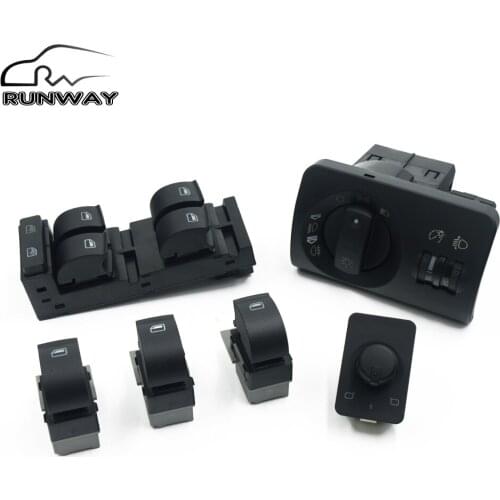 For Audi A6 C5 RS6 S6 Allroad 1998 - 2004 Side Mirror Window Headlight Switch 4B0 959 851 4B0 959 855 4B1 959 565A 4B1 941 531F