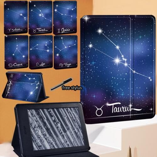 For Kindle 10th 8th/Kindle Paperwhite 1 (5th Gen)/2 (6th Gen)/3 (7th Gen)/4 (10th Gen)-Folio Lightweight Tablet Stand Cover Case