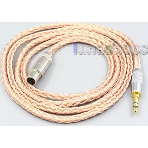 LN006766 2.5mm 4.4mm XLR 16 Core 99% 7N OCC Earphone Cable For AKG Pro Audio K371 K361 K240MK II, Q701, K702, K181, M220