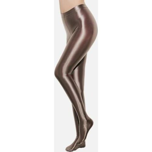 2021 Sexy Men Satin Glossy Opaque Shiny Pantyhose Damen Nylon Glitter Sexy Strümpfe Women Fitness Japanese High Waist Tights New