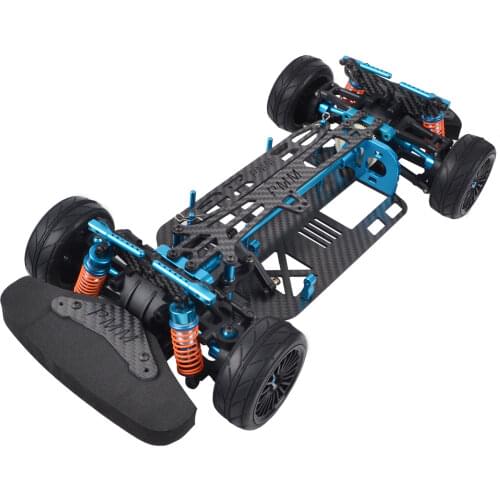 RC Alloy Carbon Frame Body Kit for 1/10 RC TT01 TT01E 4WD Touring Car On-Road Drift Car