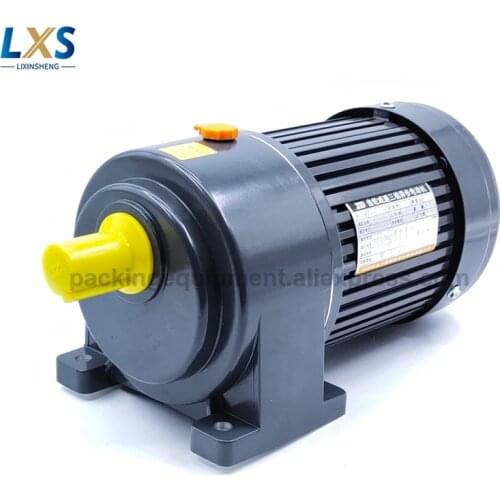 Horizontal Type Foot Mounted In-Line 750W 3 Phase AC Motor CH-28-750-15-S Gear Reducer