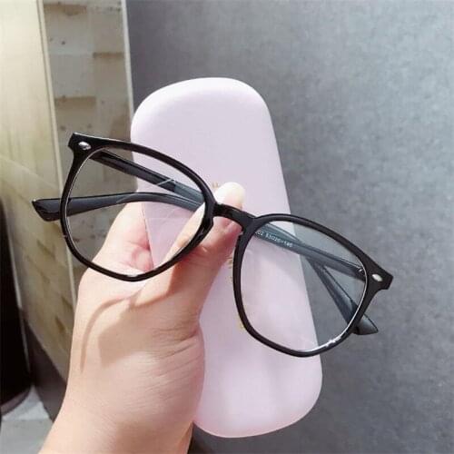 Fashion Glasses Women & Men Retro Optical Glasses Polygon Eyeglasses Unisex Anti-UV Spectacles Rice Nails Eyewear