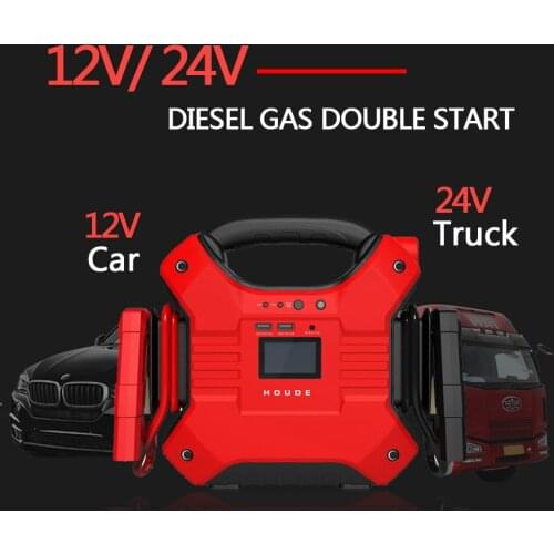 Heavy Duty Vehicle Engine Battery 35000mah PowerFul Car Battery Booster 12V24V Bulit In LED ,SOS Light